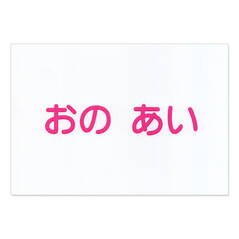 お昼寝布団・バスタオル用お名 ピンク